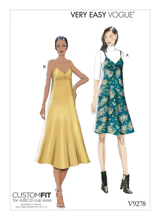 Vogue Slip-Style Dress V9278 - Image 2