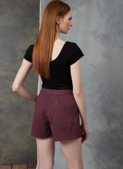 Vogue Top and Shorts V1912 - Image 5