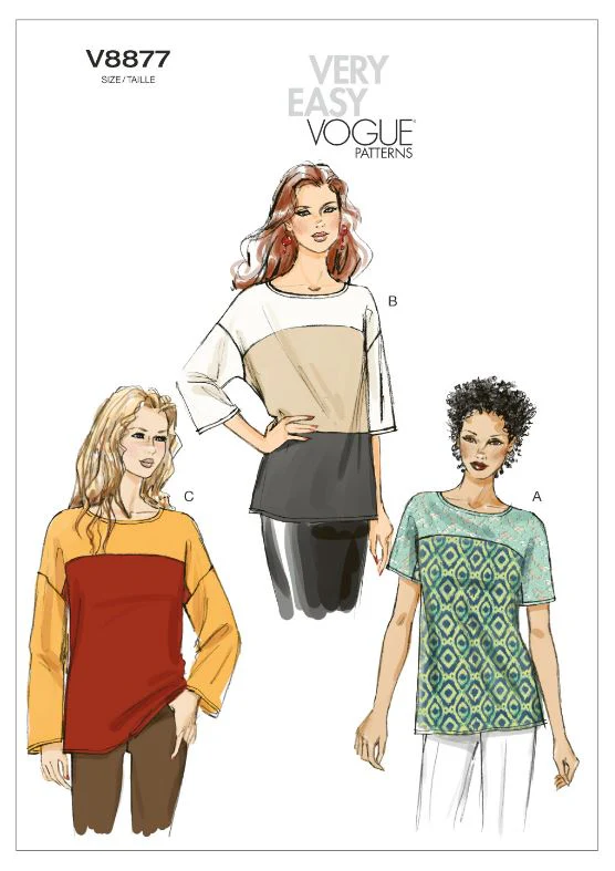 Vogue Top V8877 - Image 2