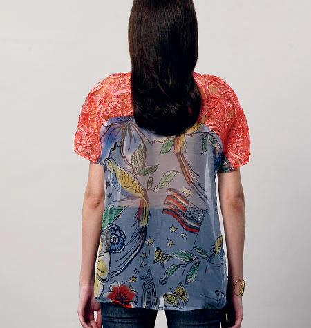 Vogue Top V8877 - Image 3