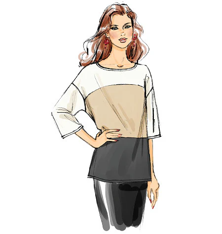 Vogue Top V8877 - Image 4