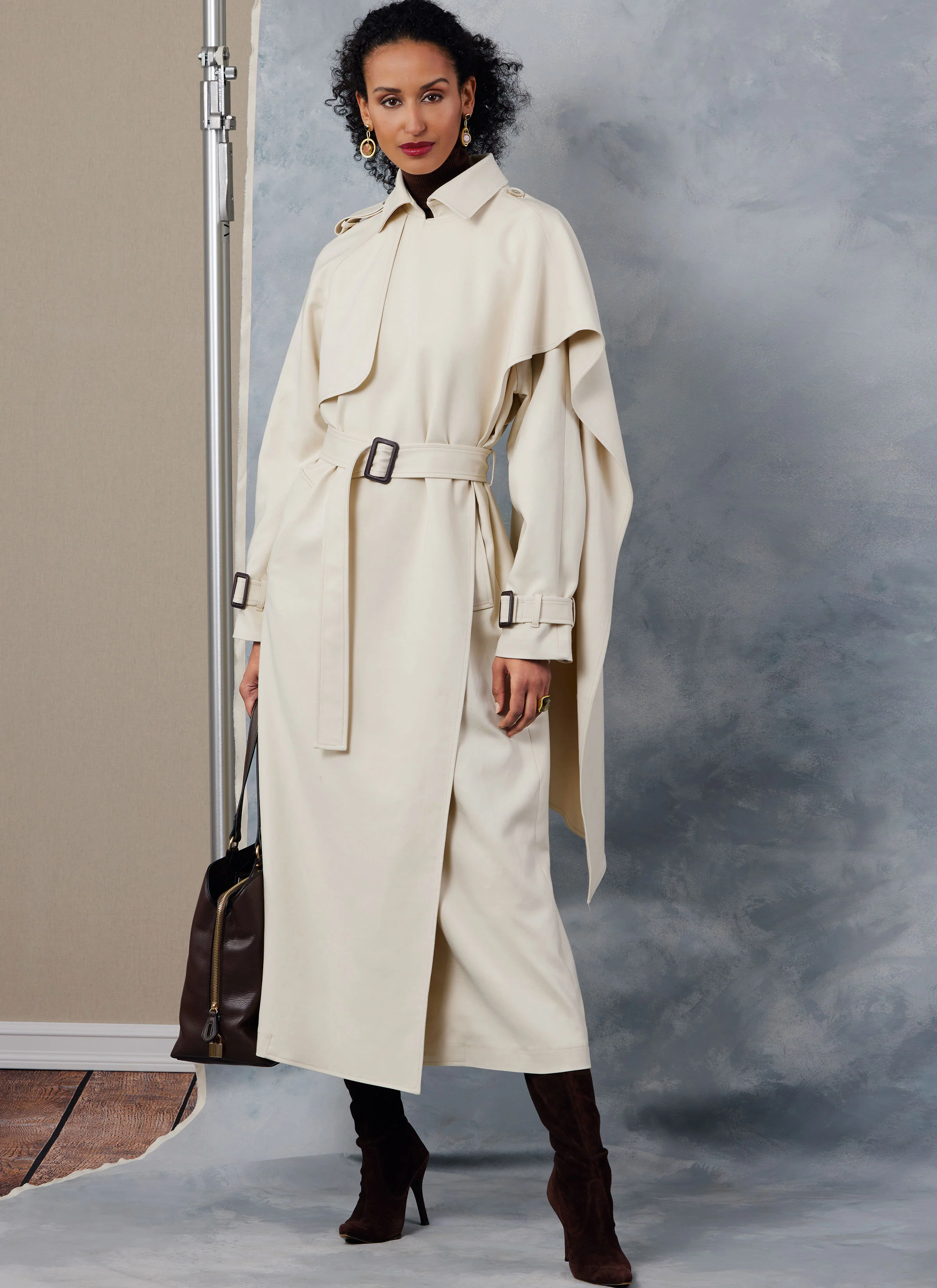 Vogue Trench Coat V2055 - Image 3