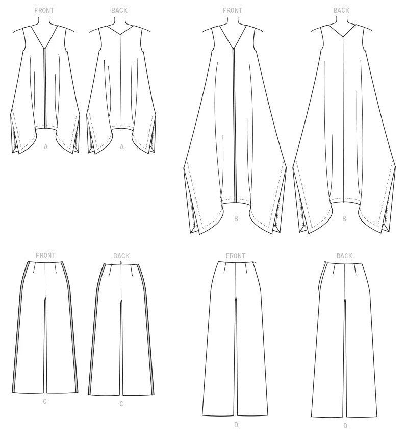 Vogue Tunic and Trousers V1550 - Image 6