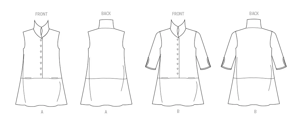 Vogue Tunics V2030 - Image 8
