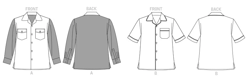 Vogue Unisex Shirts V1827 - Image 6