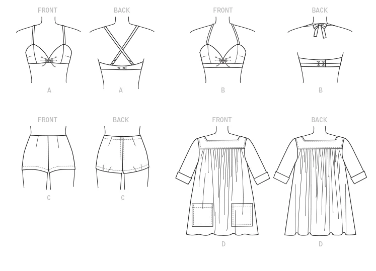 Vogue Vintage Beachwear V9255 - Image 6