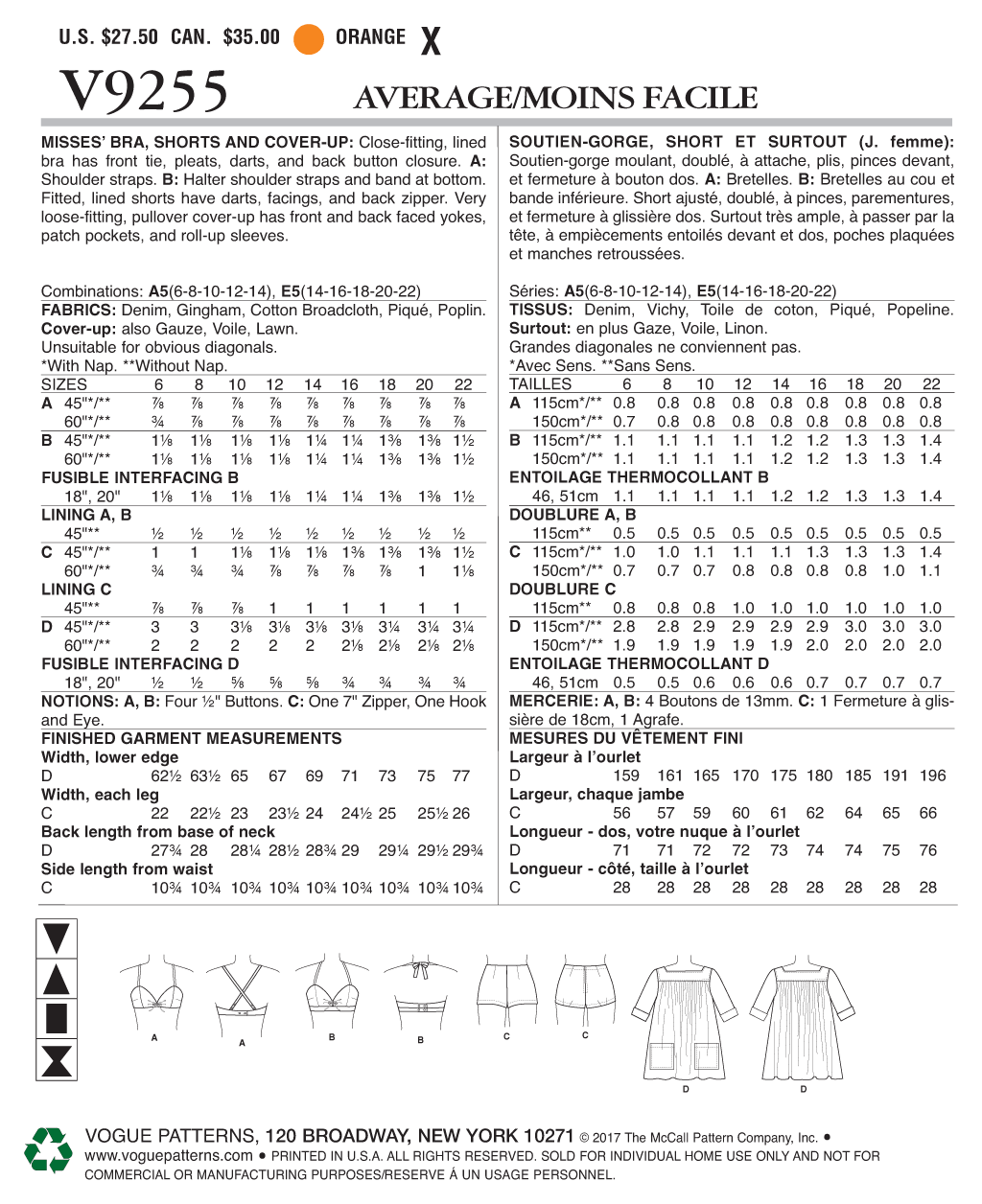 Vogue Vintage Beachwear V9255 - Image 8