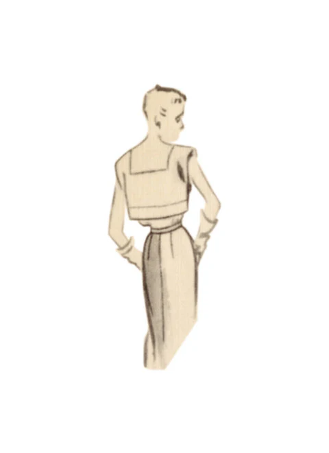 Vogue Vintage Dress & Capelet V1964 - Image 5