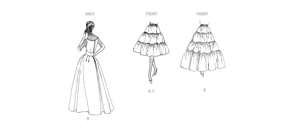 Vogue Vintage Dress V2003 - Image 3