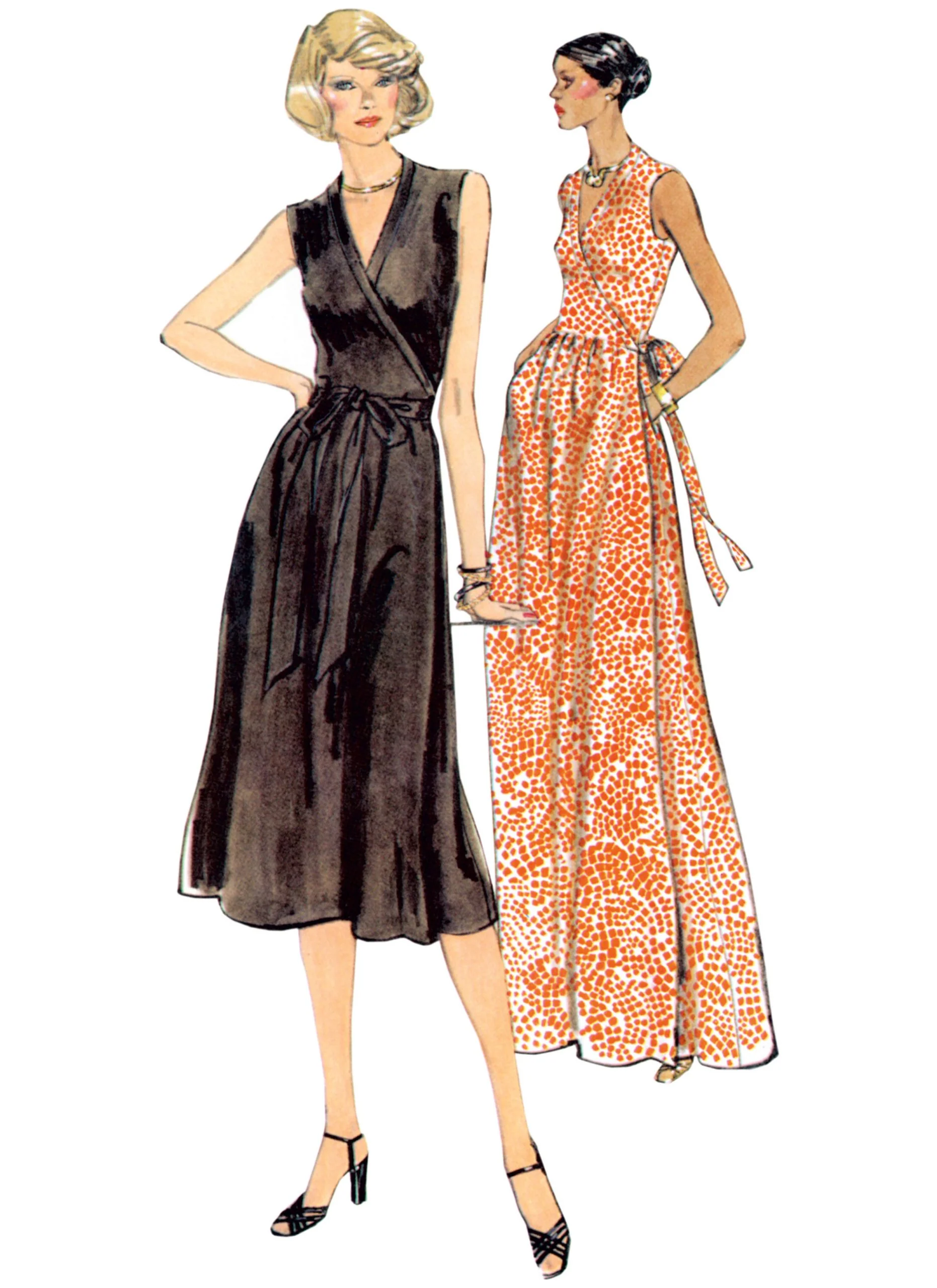 Vogue Vintage Dress V2040 - Image 4
