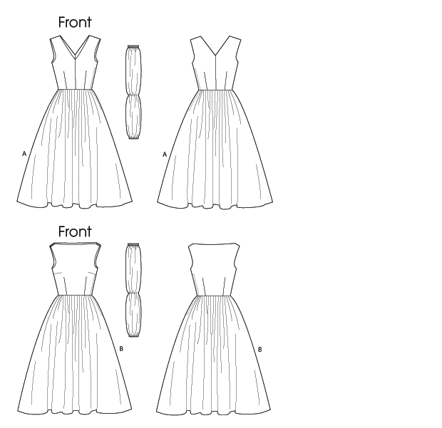 Vogue Vintage Dress V8789 - Image 7