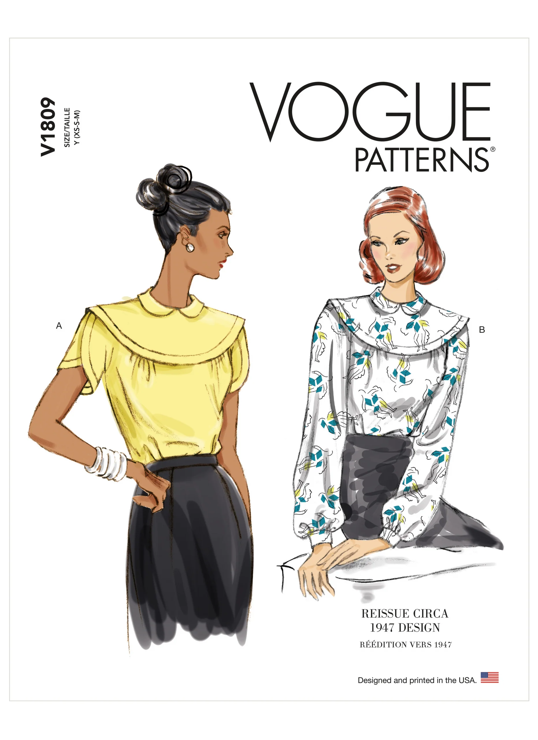 Vogue Vintage Tops V1809 - Image 2