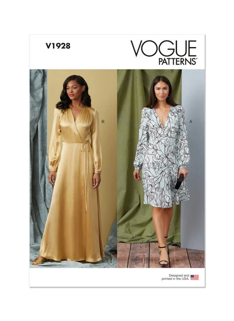 Vogue Wrap Dresses V1928 - Image 2