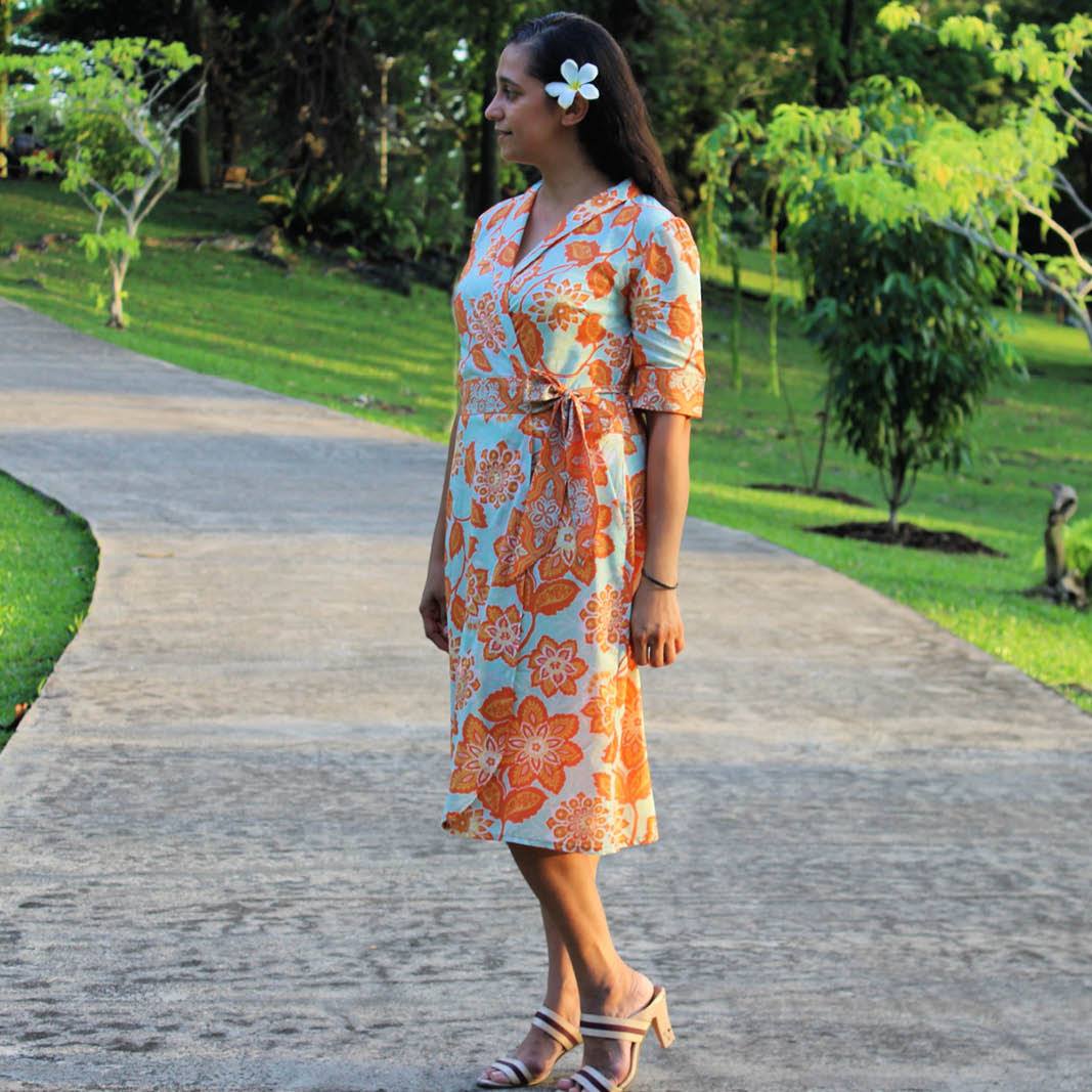 Wardrobe by Me Ava Wrap Dress - Image 2