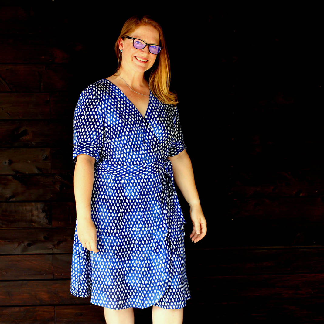 Wardrobe by Me Ava Wrap Dress - Image 3