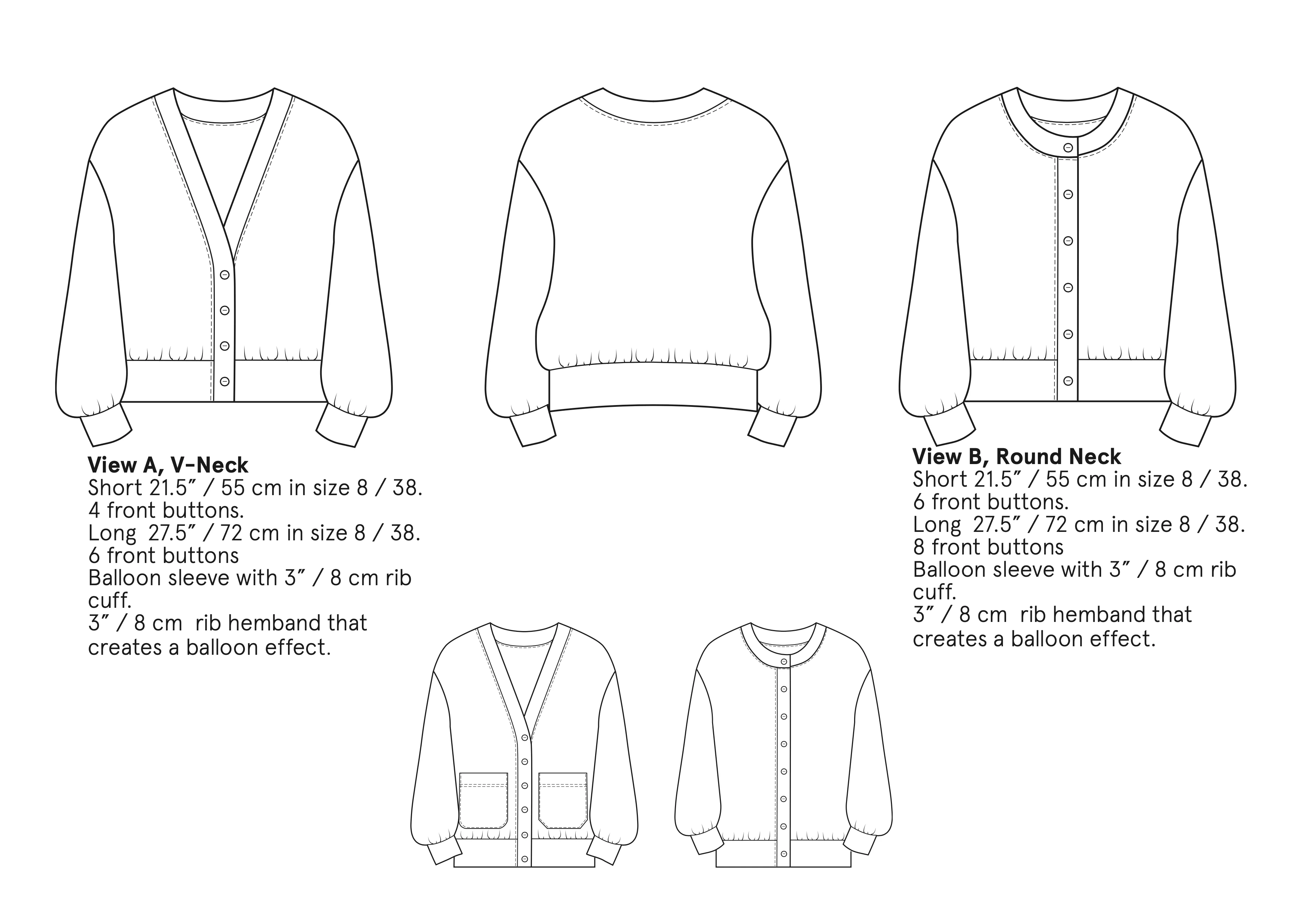 Wardrobe by Me Balloon Cardigan - Image 8