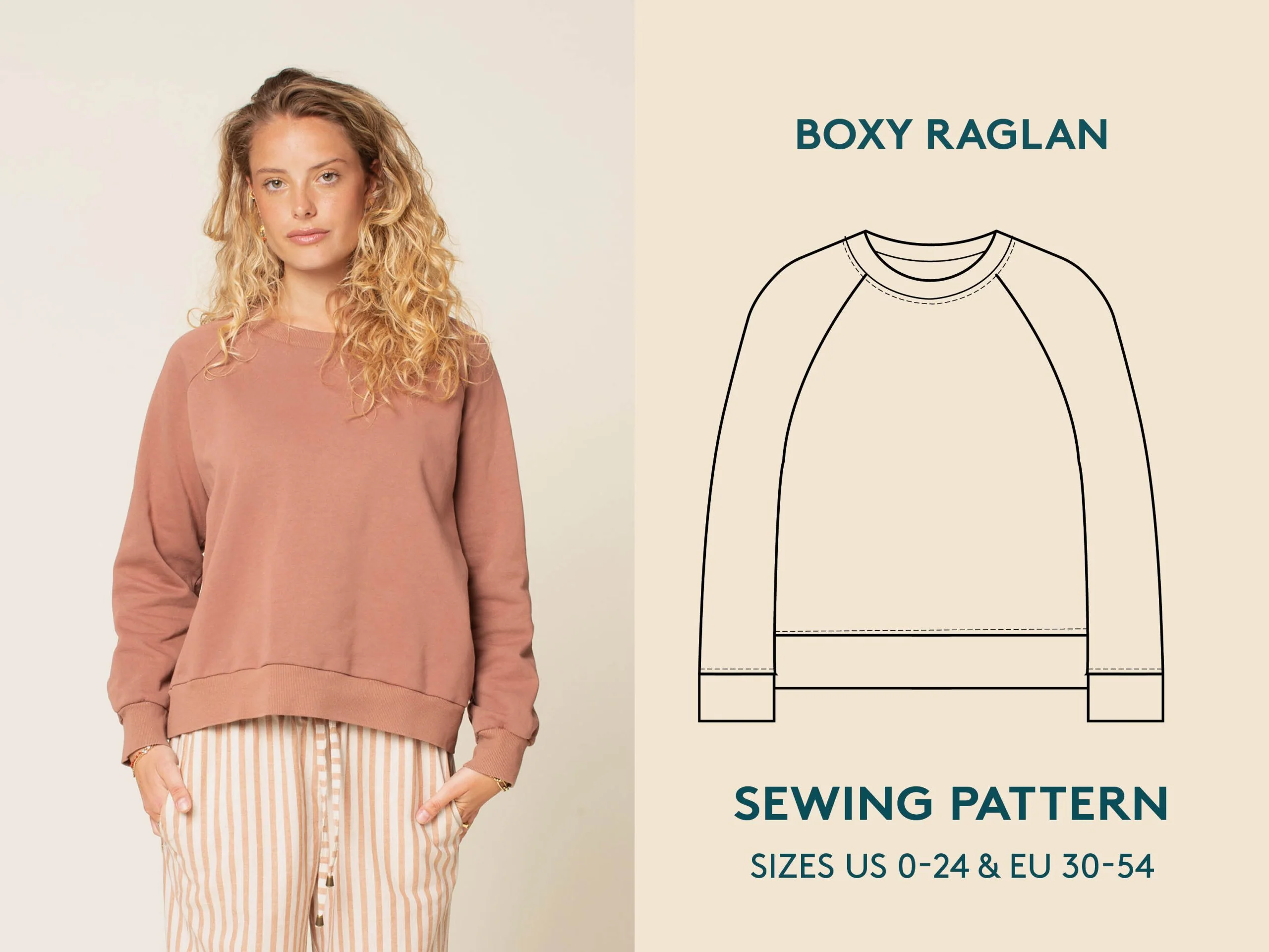 Wardrobe by Me Boxy Raglan Sweater - Image 9