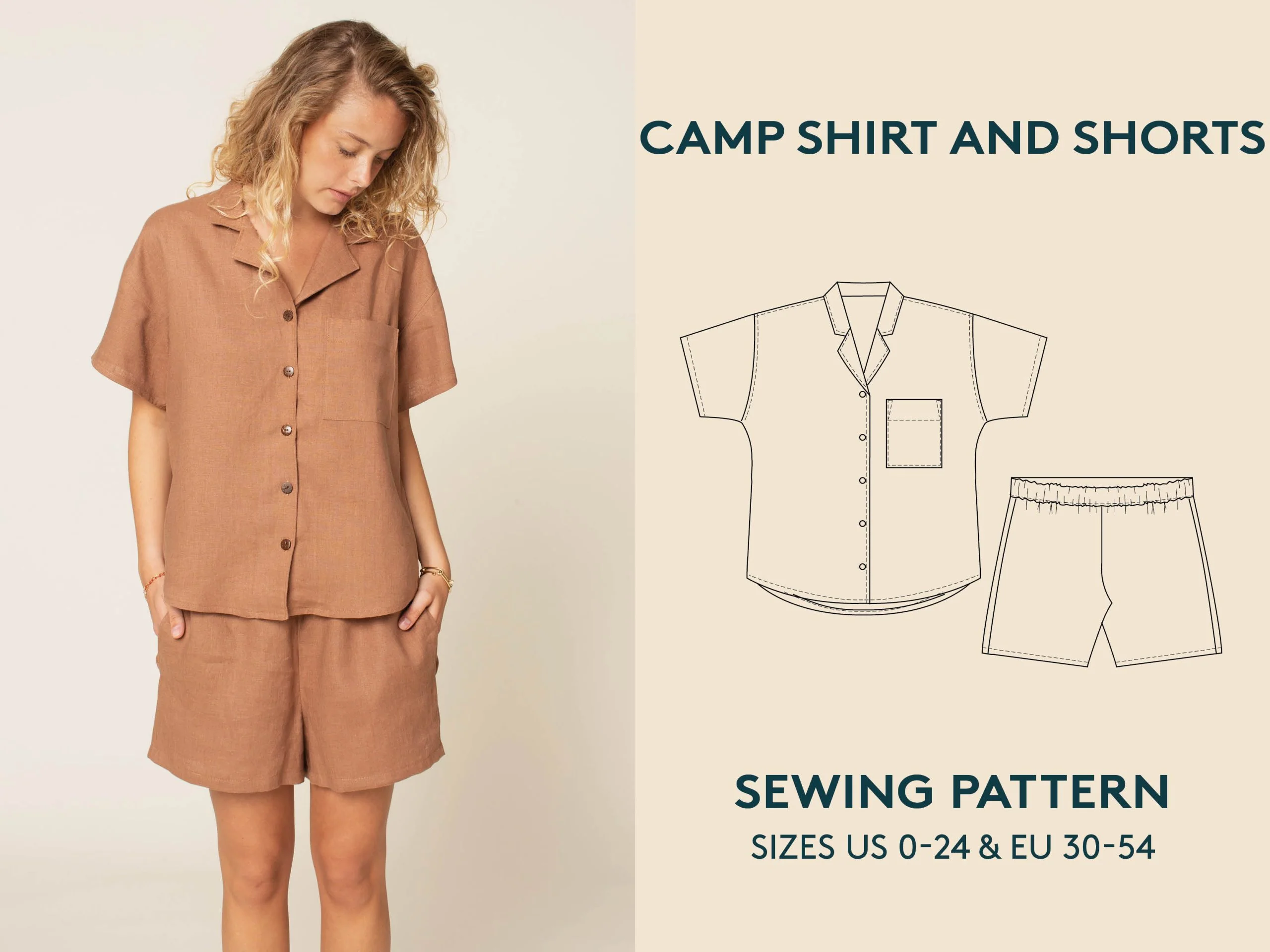 Wardrobe by Me Camp Shirt and Shorts - Image 9