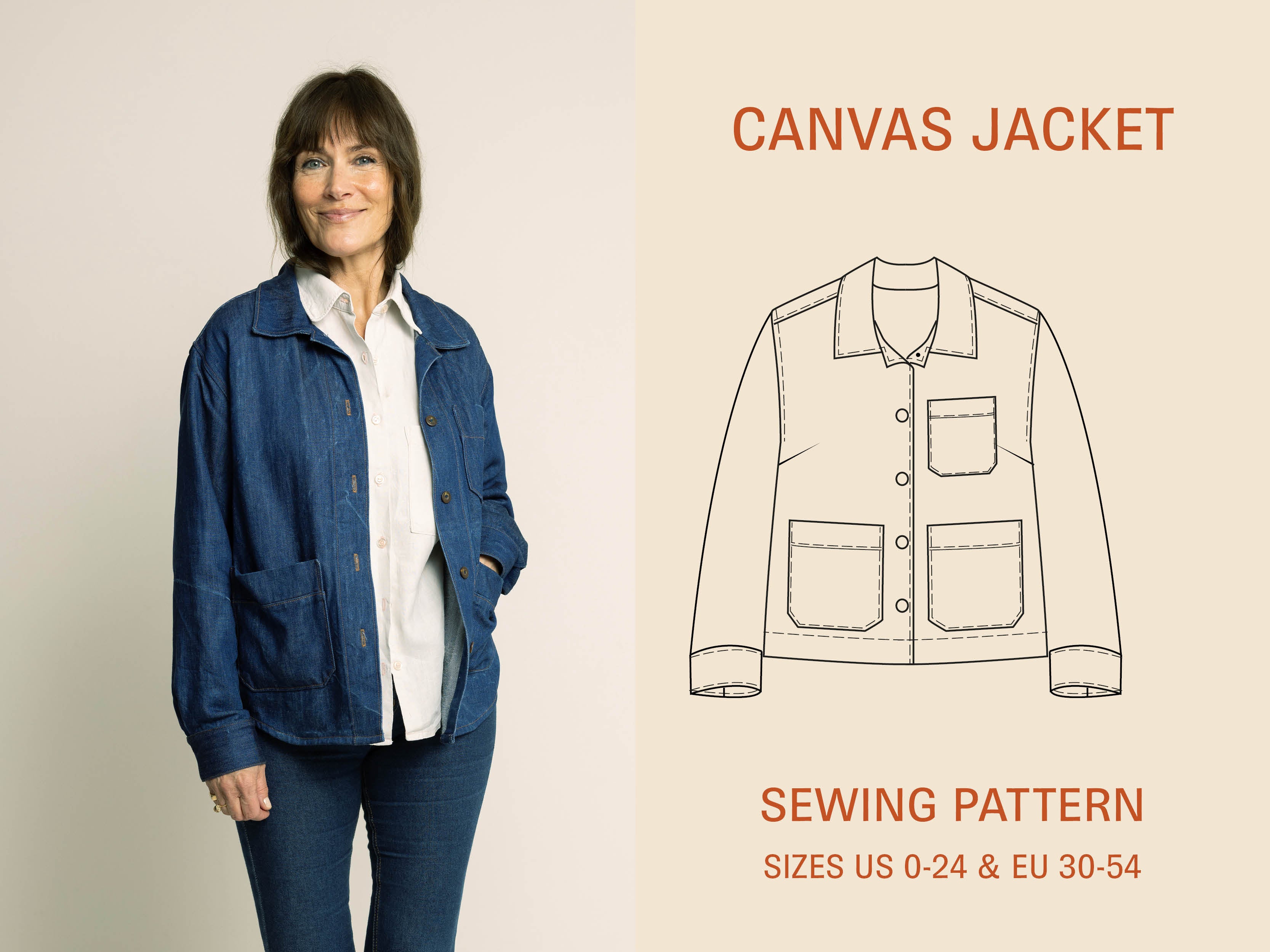 Wardrobe by Me Canvas Jacket - Image 8