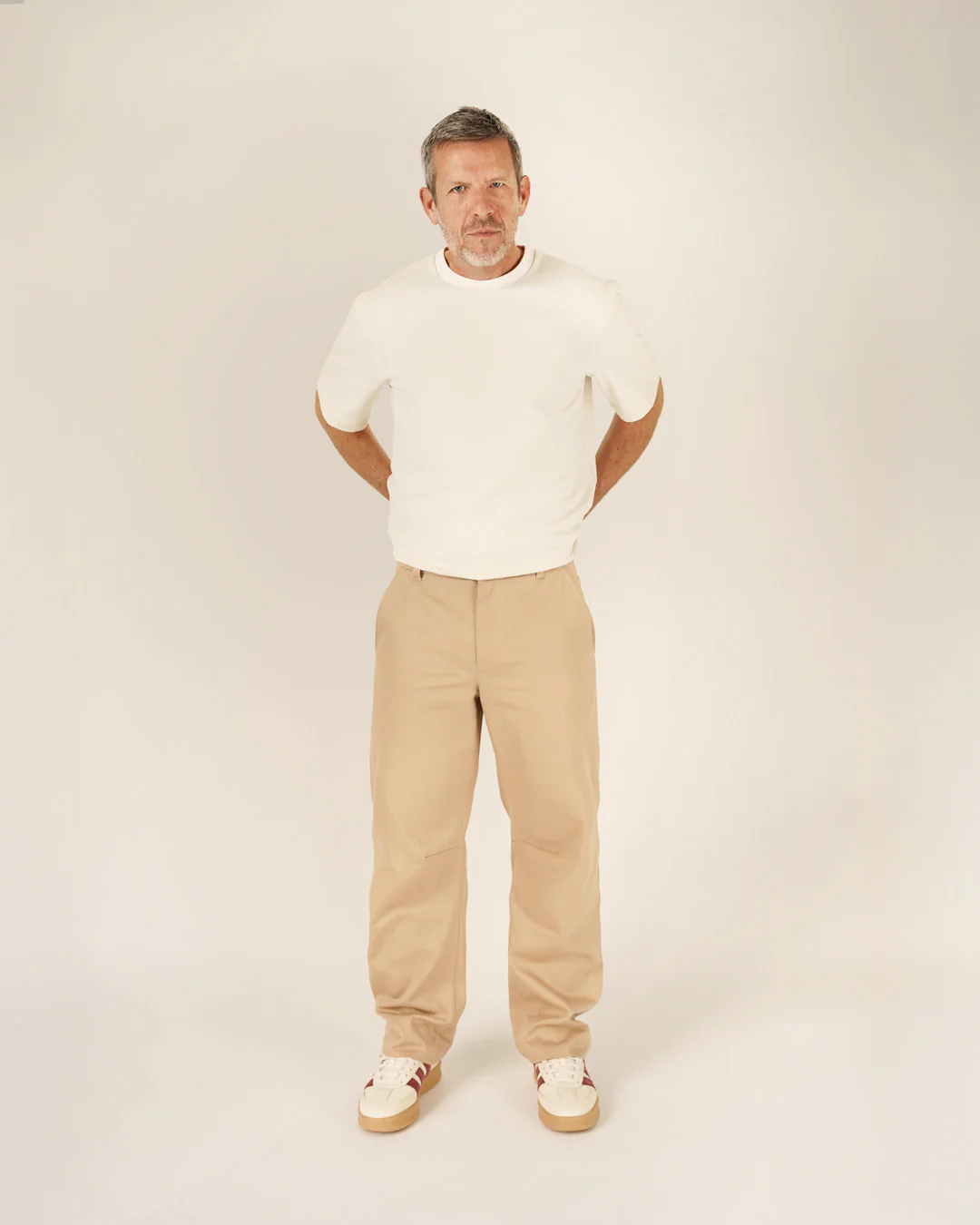 Wardrobe by Me Men's Barrel Chino Pants