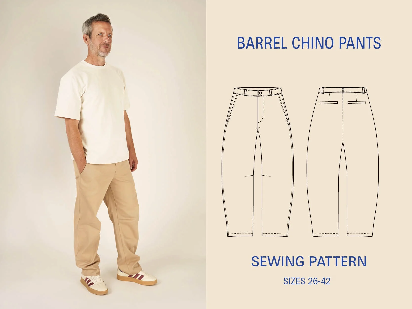 Wardrobe by Me Men's Barrel Chino Pants - Image 14