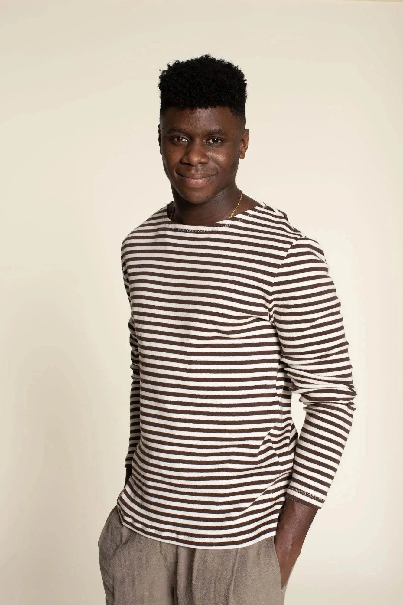 Wardrobe by Me Men's Breton T-shirt