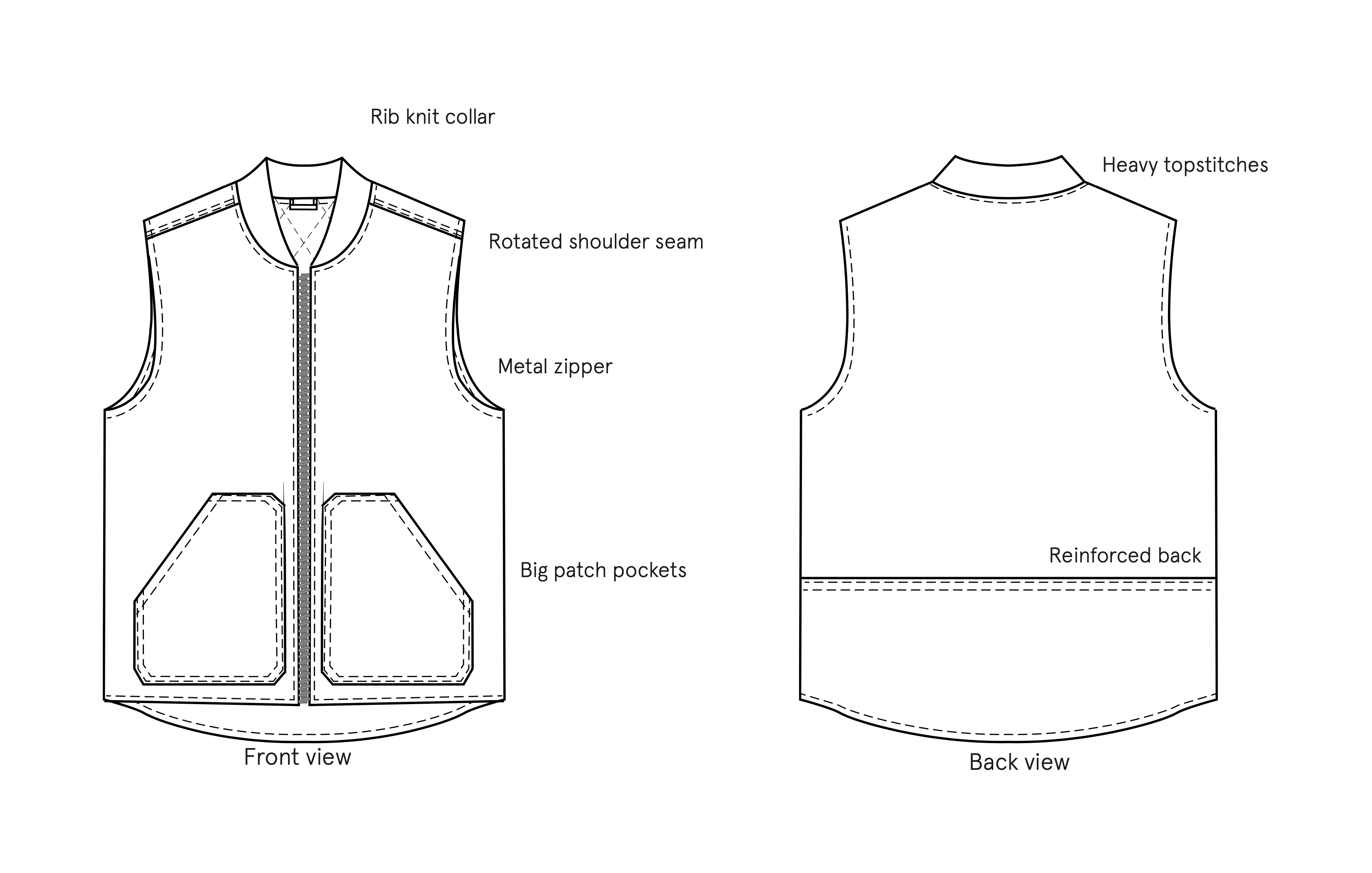 Wardrobe by Me Men's Ozark Vest - Image 8