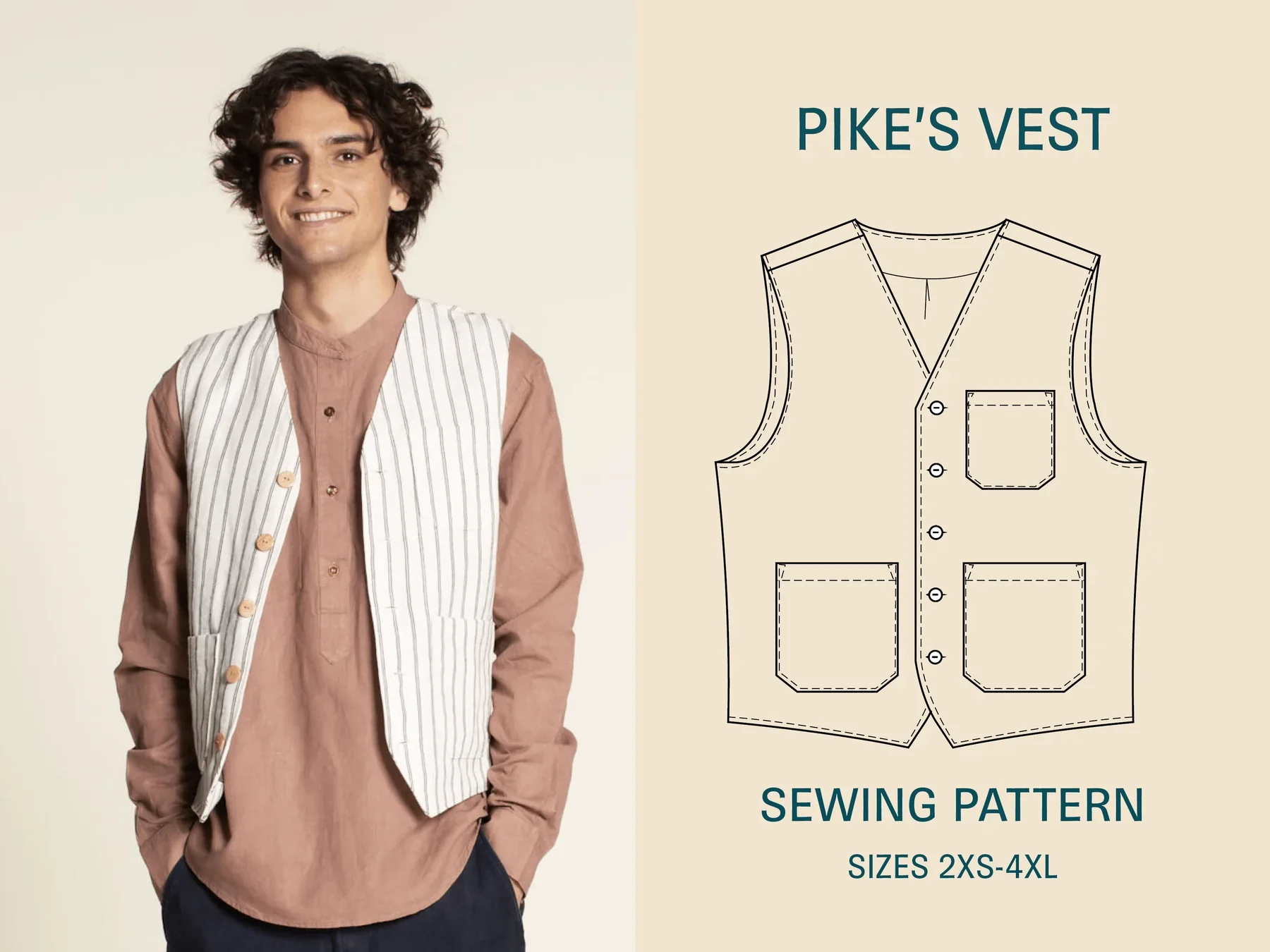 Wardrobe by Me Men's Pike's Vest - Image 7