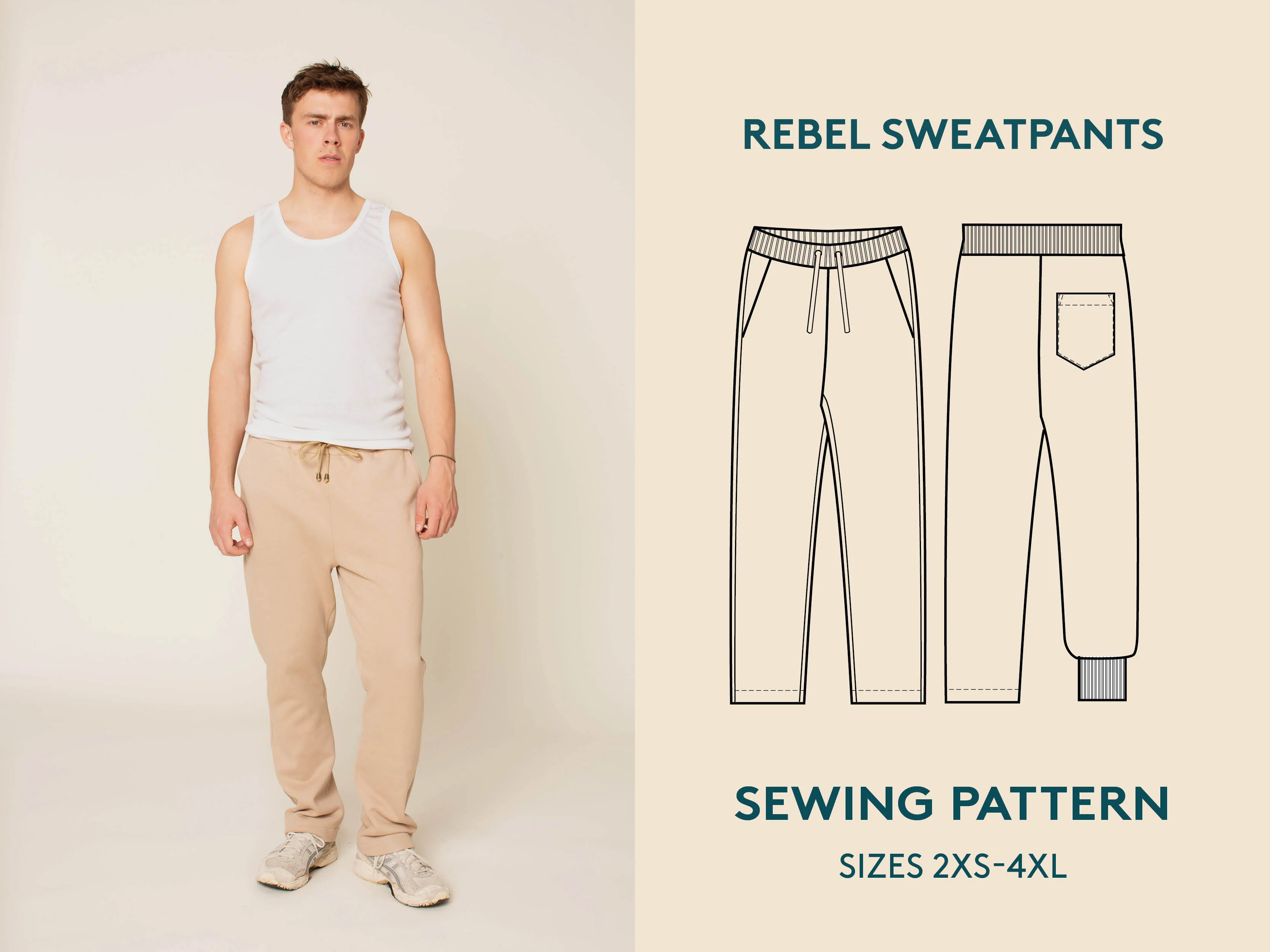 Wardrobe by Me Men's Rebel Sweatpants - Image 4