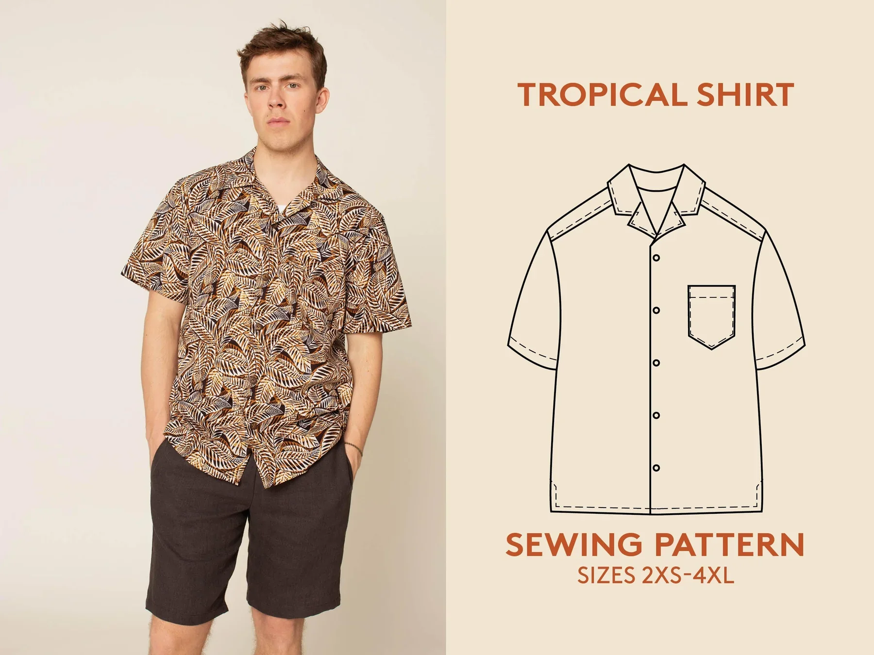 Wardrobe by Me Men's Tropical Shirt - Image 6