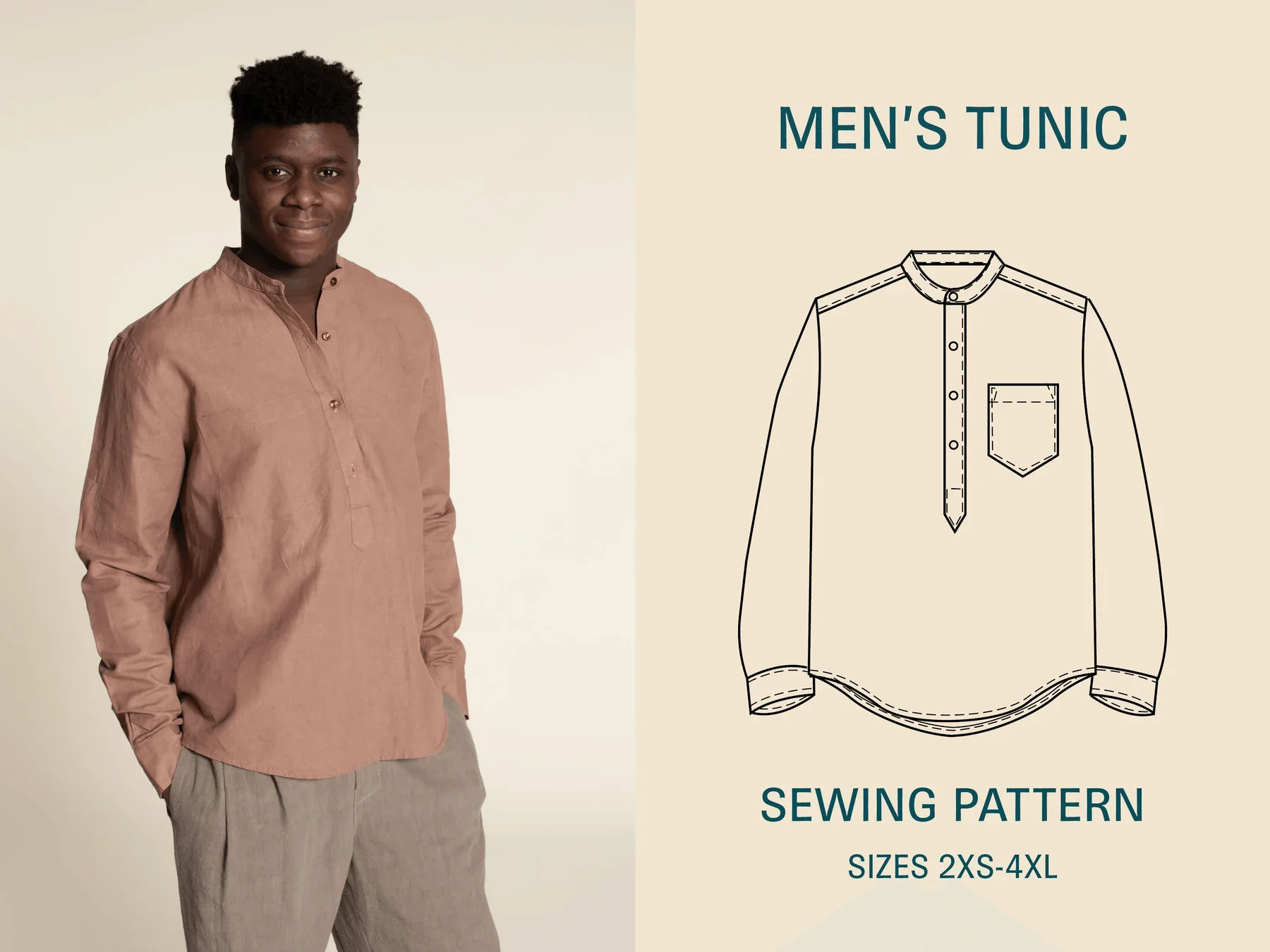 Wardrobe by Me Men's Tunic - Image 4