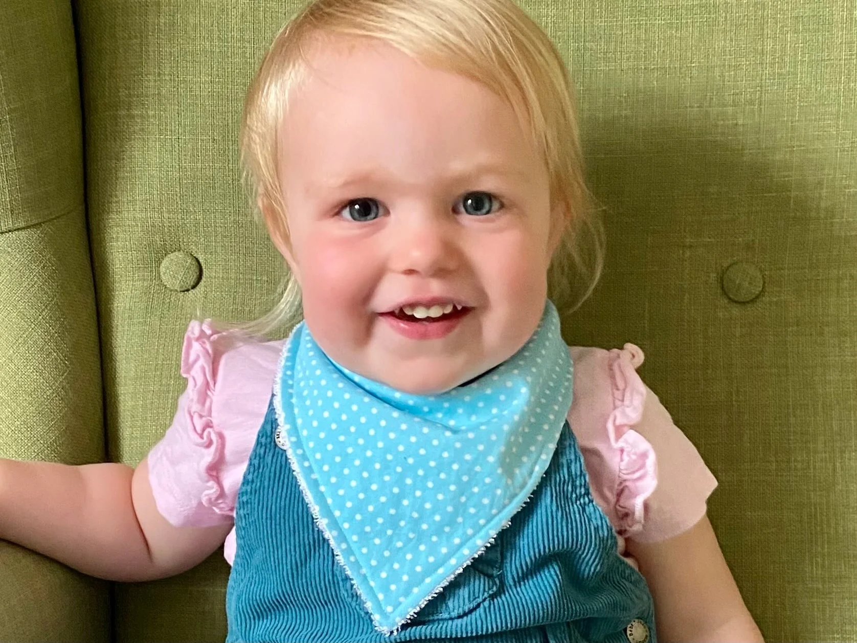 Waves & Wild Babies' Bandana Bib (free) - Printed copy shop (+£4.00)